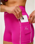 Shorts Aurora Pink / Branco — foto 5