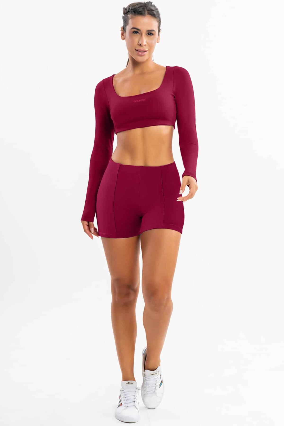 Shorts Jasmim Bordô — foto 4