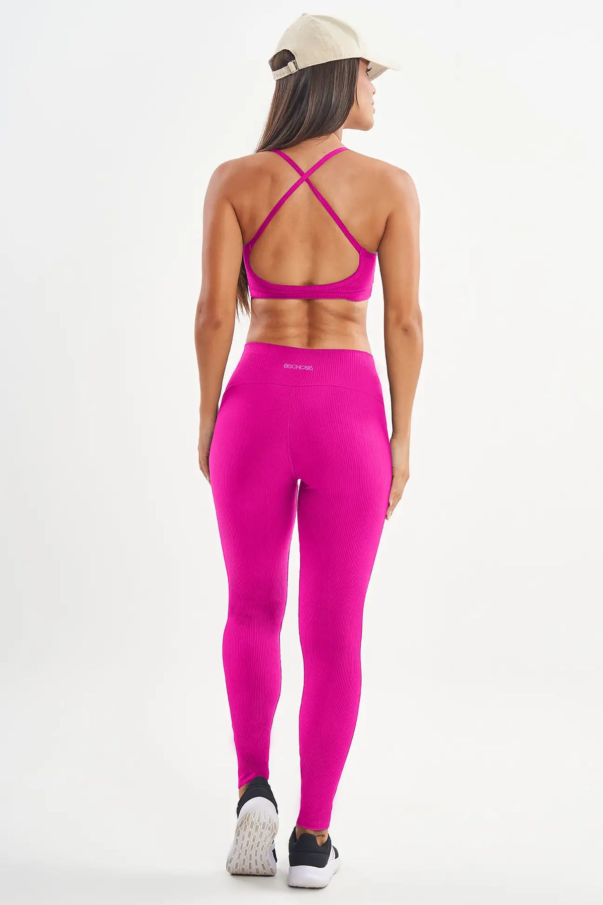 Legging Perpétua Rosa Pink Canelado — foto 6
