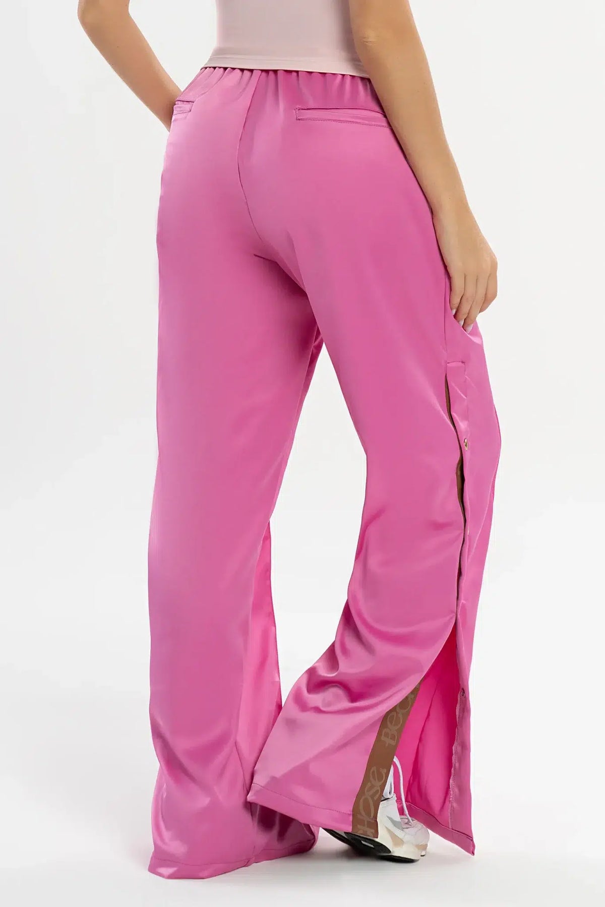 Calça Dália Rosa Acetinado — foto 2