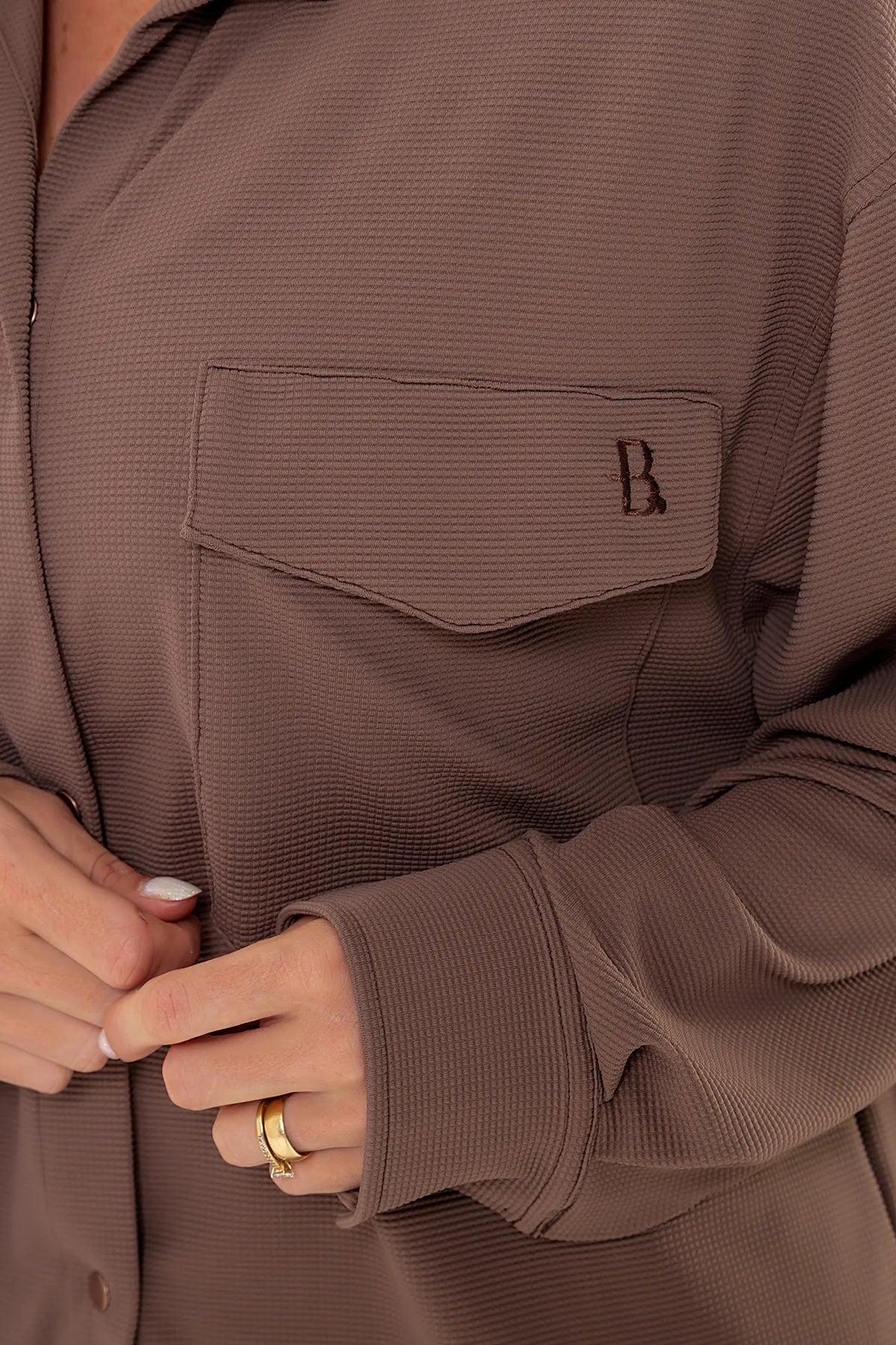 Camisa Violeta Marrom — foto 4
