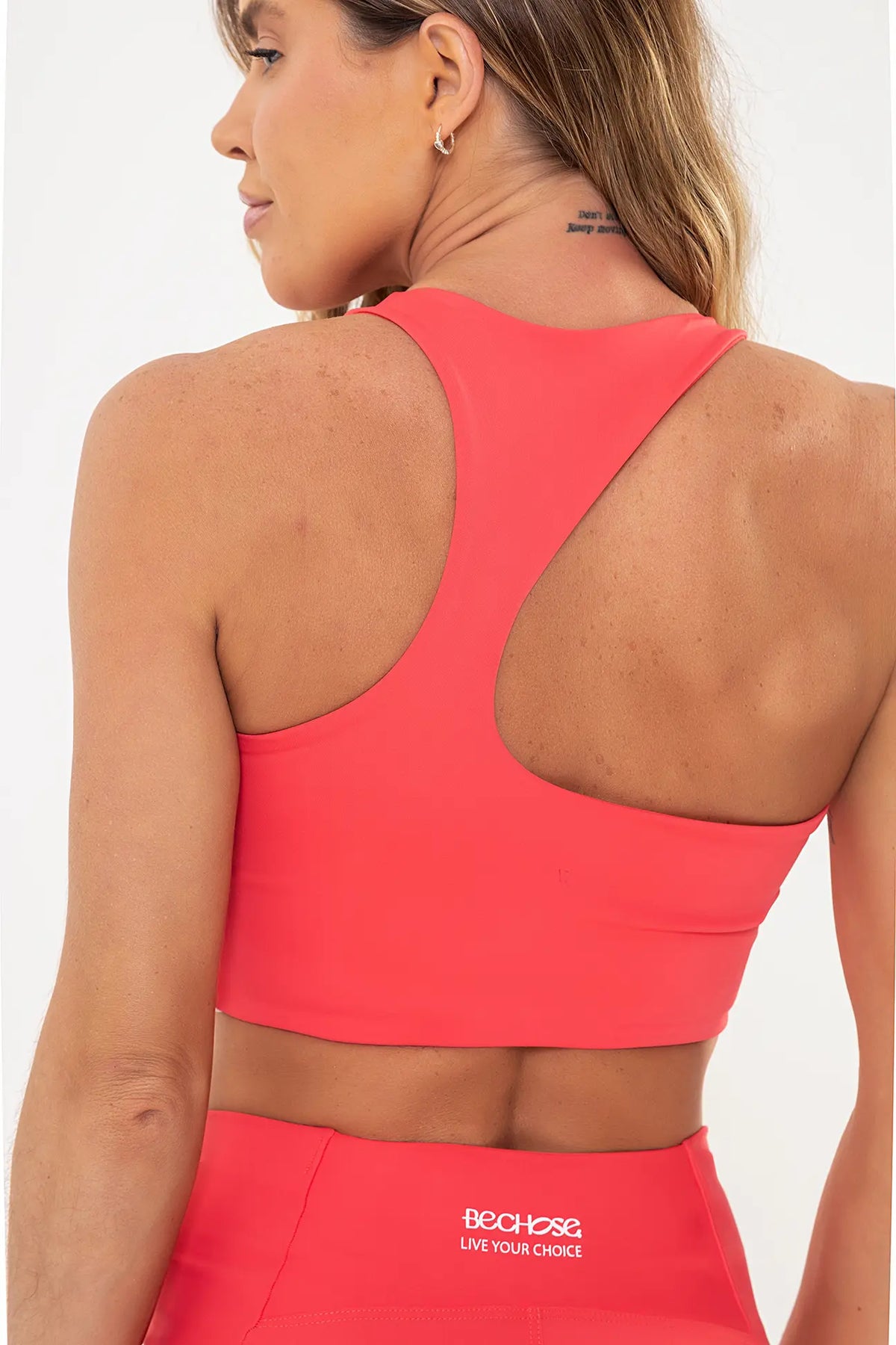 Top Lótus Vermelho Goiaba / Branco — foto 2