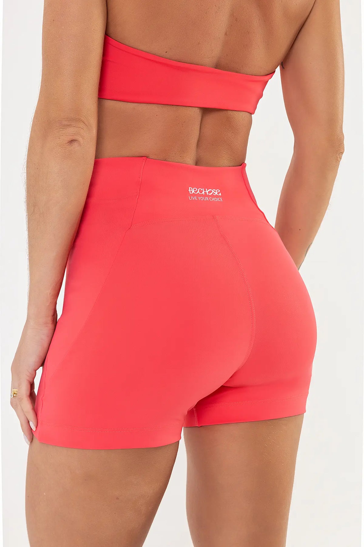Shorts Hibisco Vermelho Goiaba — foto 3