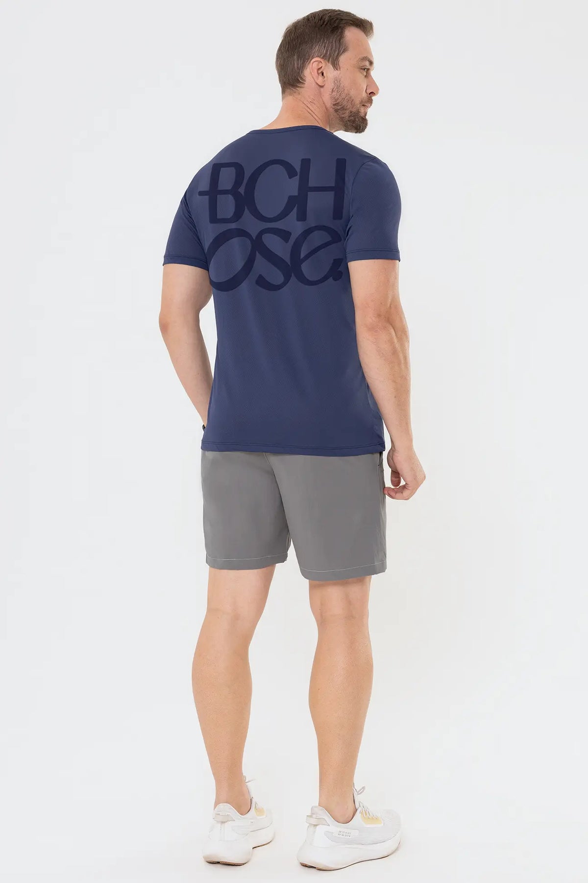 Camiseta Dry Básica Masculina Marinho — foto 6