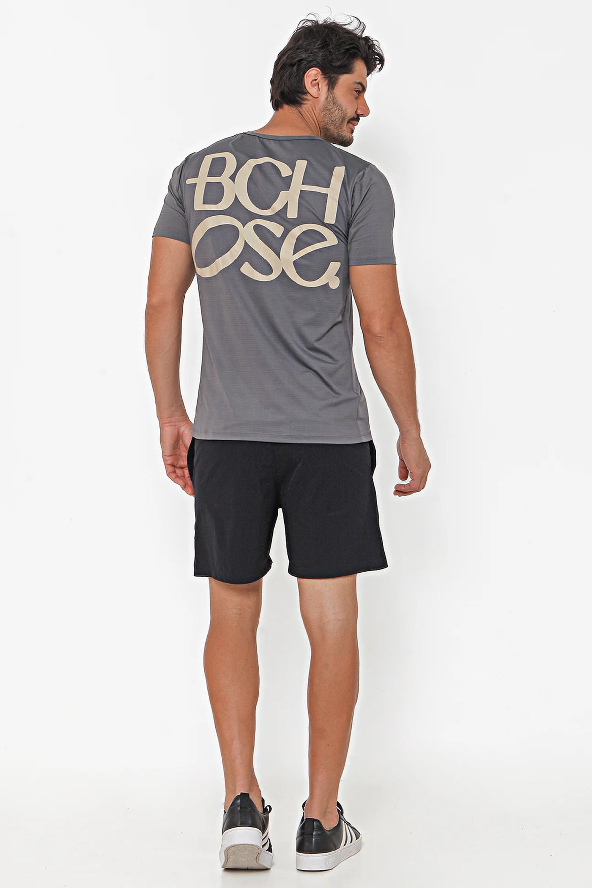 Camiseta Dry Bchose Chumbo / Bege — foto 6