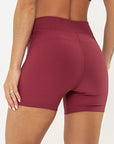 Shorts Peônia Cranberry Canelado — foto 2