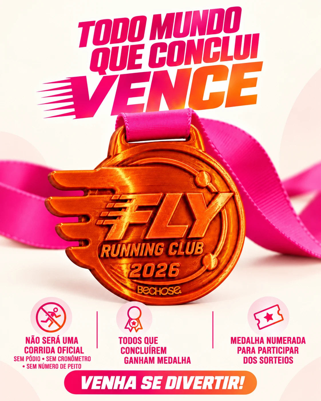 Todo mundo que conclui vence — medalha