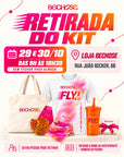 Retirada do kit na loja Bechose, 29 e 30/10