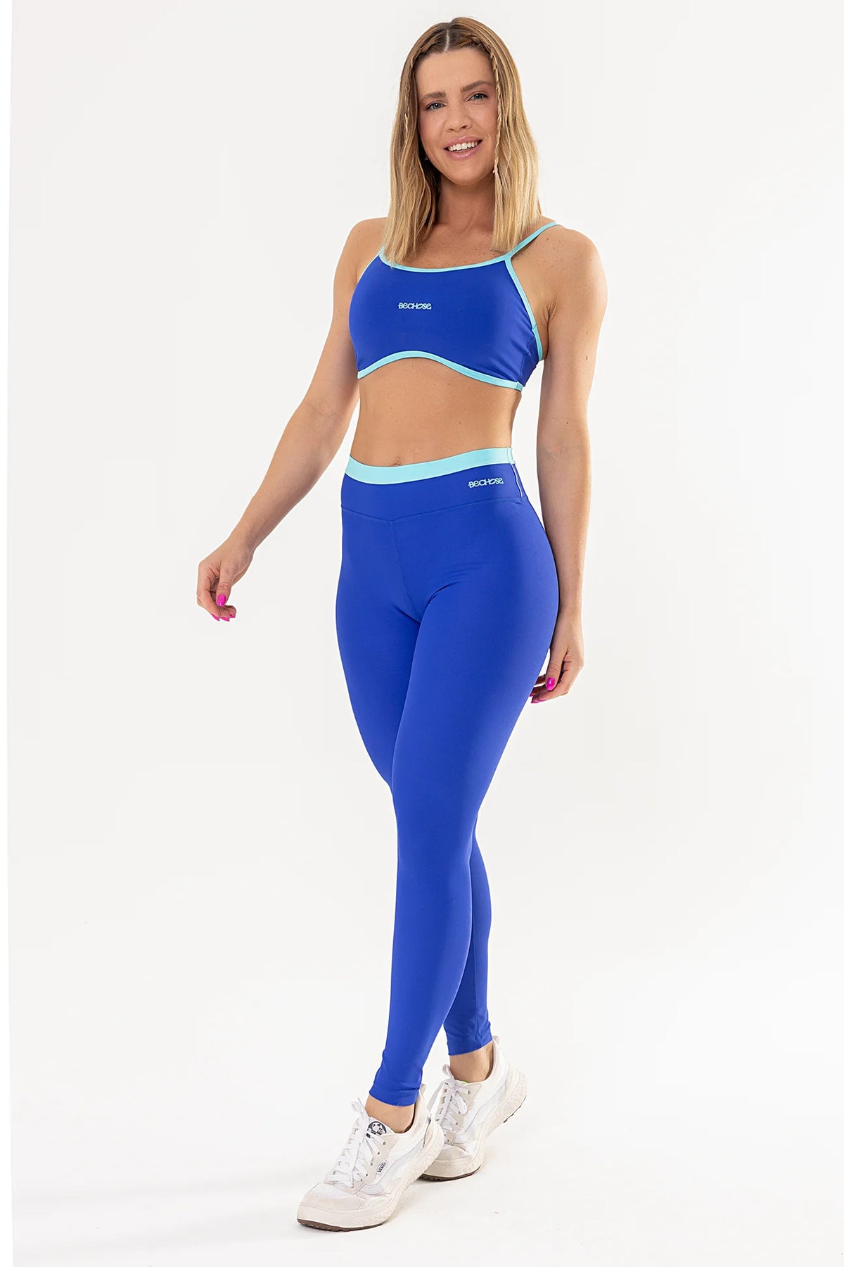 Legging Amarílis Azul Bic / Azul Celeste — foto 4