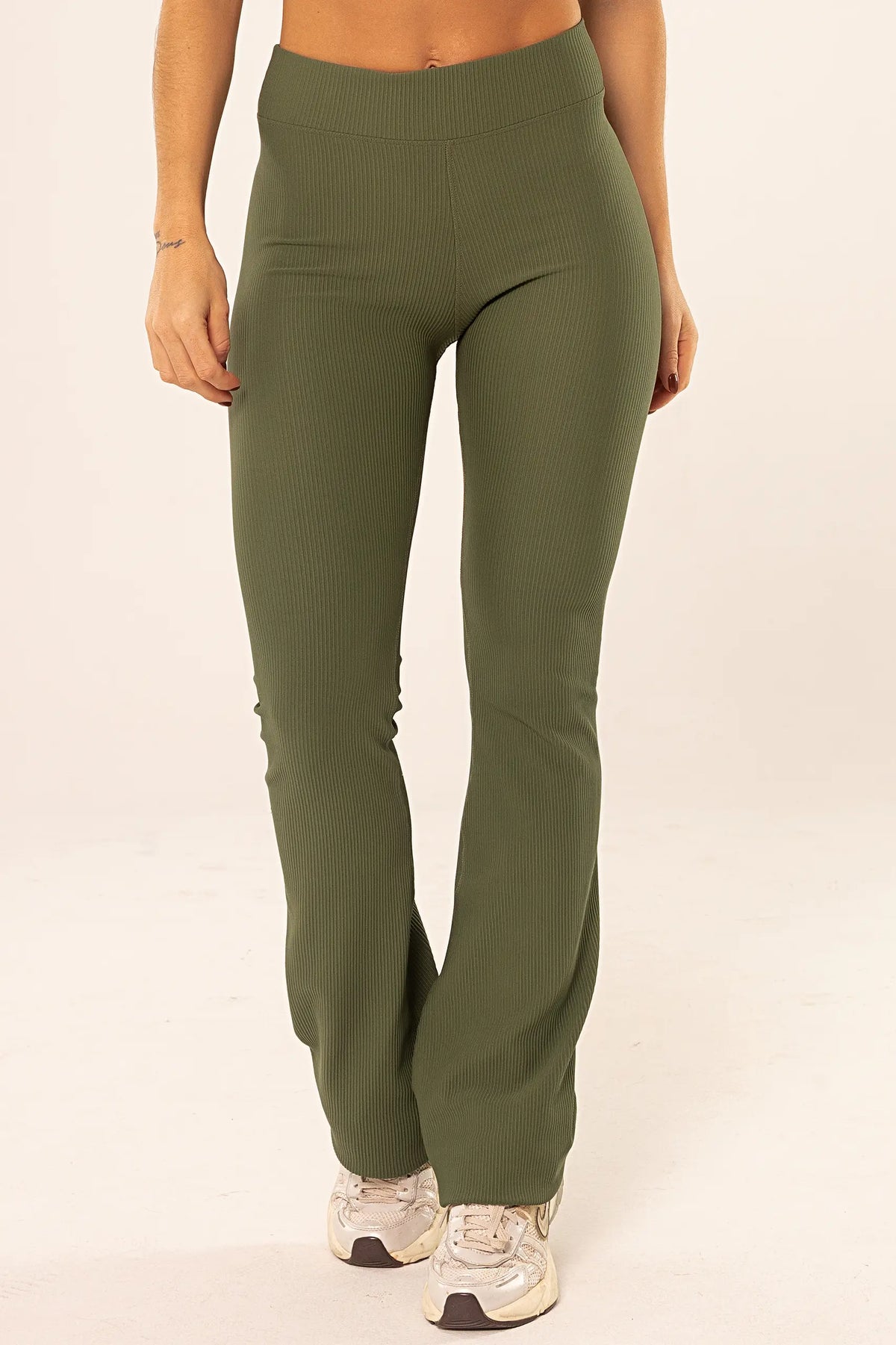 Legging Bina Verde Croco Canelado