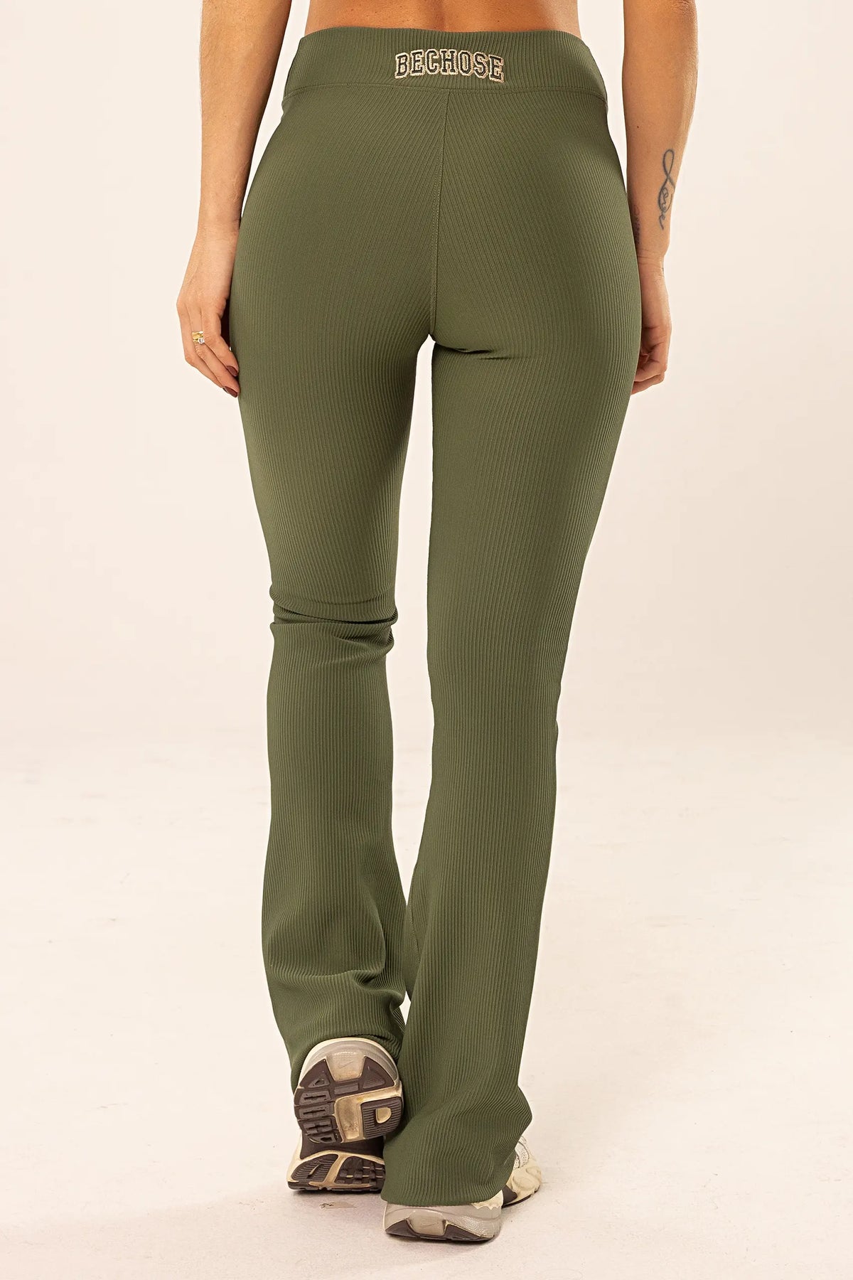 Legging Bina Verde Croco Canelado — foto 2