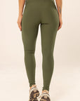 Legging Íris Verde Croco Canelado/Cream — foto 2