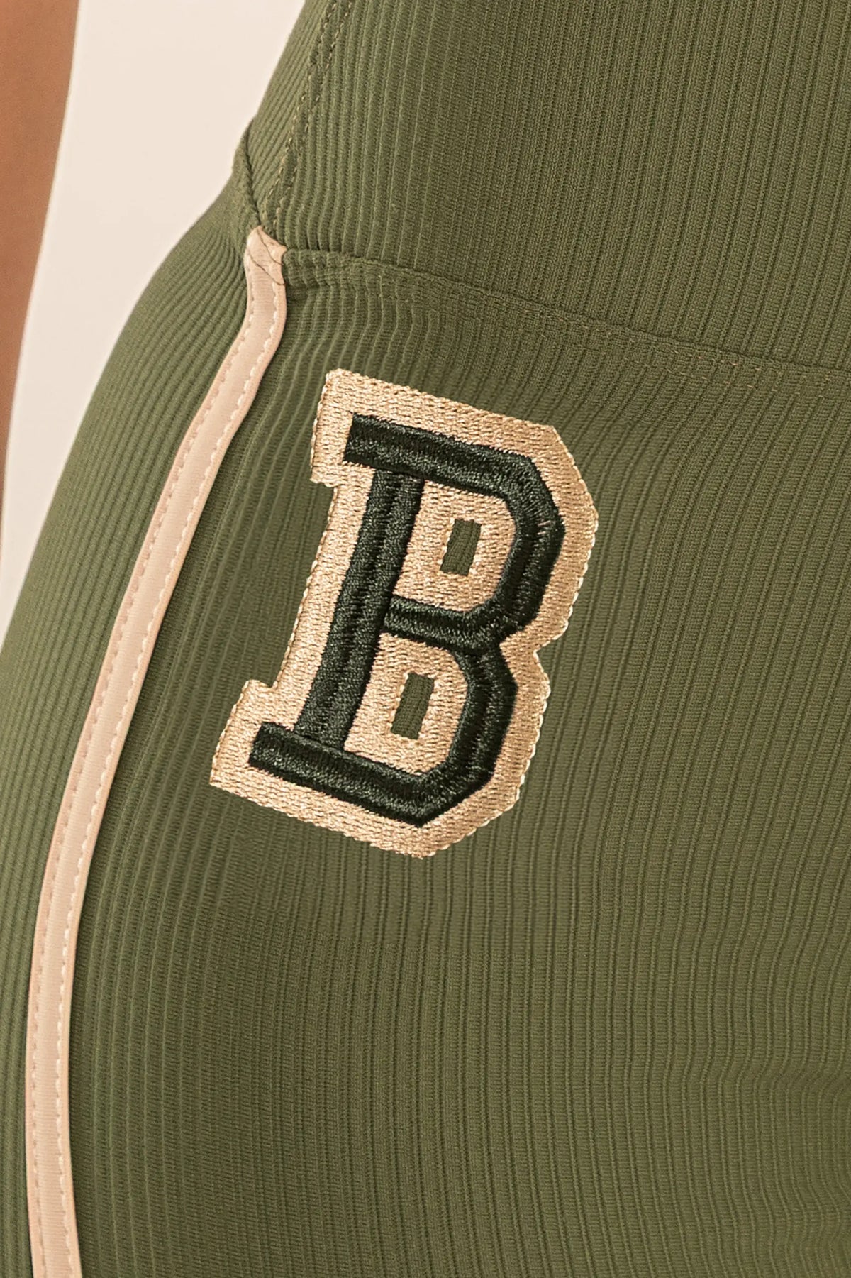 Legging Íris Verde Croco Canelado/Cream — foto 4