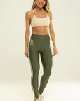 Legging Íris Verde Croco / Cream — foto 5