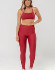 Legging Perpétua 4" Red Dark — foto 9