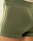 Shorts Amarílis Verde Croco / Cream — foto 4