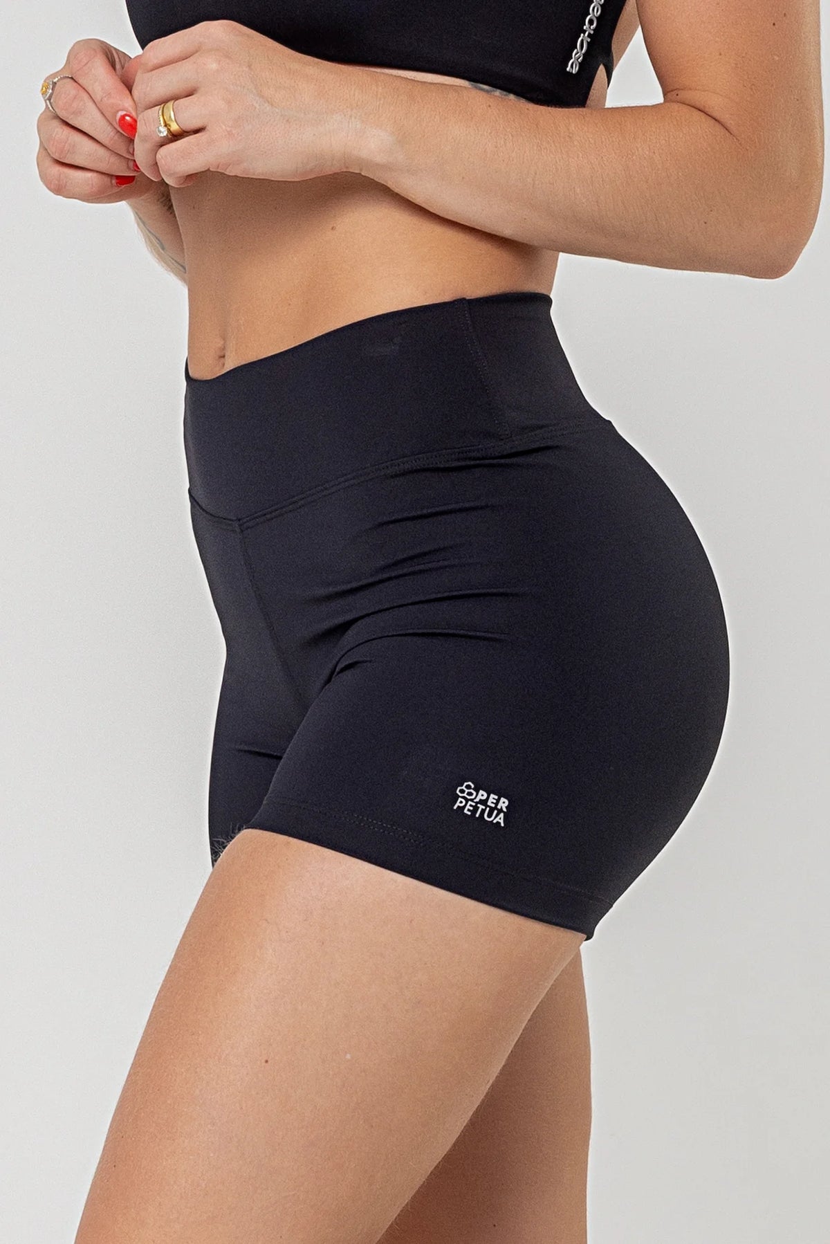 Shorts Perpétua 2" Preto Absoluto — foto 9