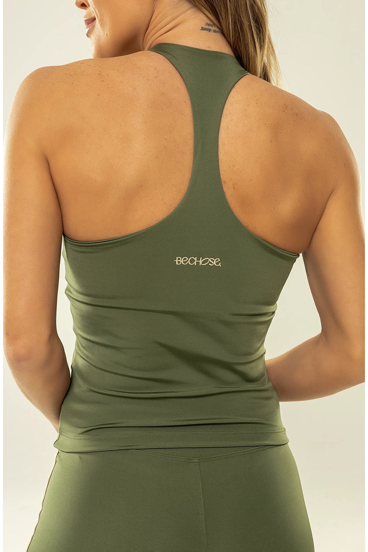 Top Alongado Lolo Verde Croco — foto 2
