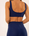 Top Verbena Dupla Face Cherry / Azul Marinho — foto 4