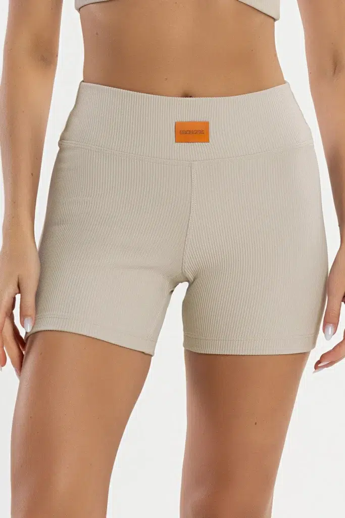 Shorts Perpétua Kraft Canelado Bechose