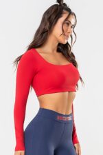 Cropped Lótus Vermelho College - Imagem 3