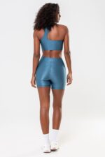 Shorts Peonia Azul Jeans Glow - Imagem 5