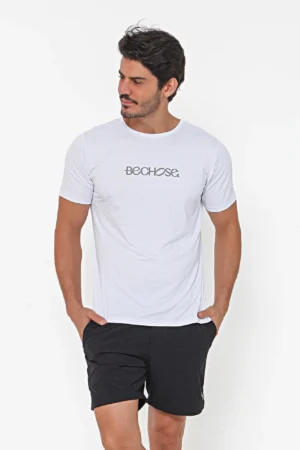 Camiseta Dry Bchose Branco / Cinza