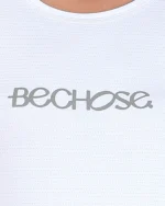 Blusa Dry Bchose Branco / Bege - Imagem 3