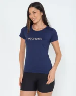 Blusa Dry Bchose Marinho e Bege