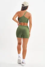 Shorts Perpétua Verde Croco Canelado - Imagem 6