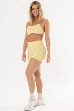 Shorts Lótus Amarelo Manteiga - Imagem 5