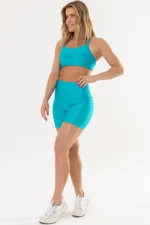 Shorts Jasmim Azul Piscina Glow - Imagem 5