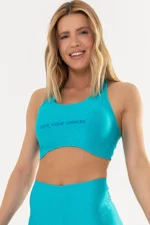 Top Perpétua Azul Piscina Glow - Imagem 4