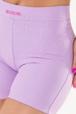 Shorts Peônia Lilás Canelado - Imagem 3