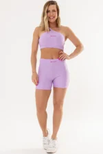 Shorts Peônia Lilás Canelado - Imagem 5