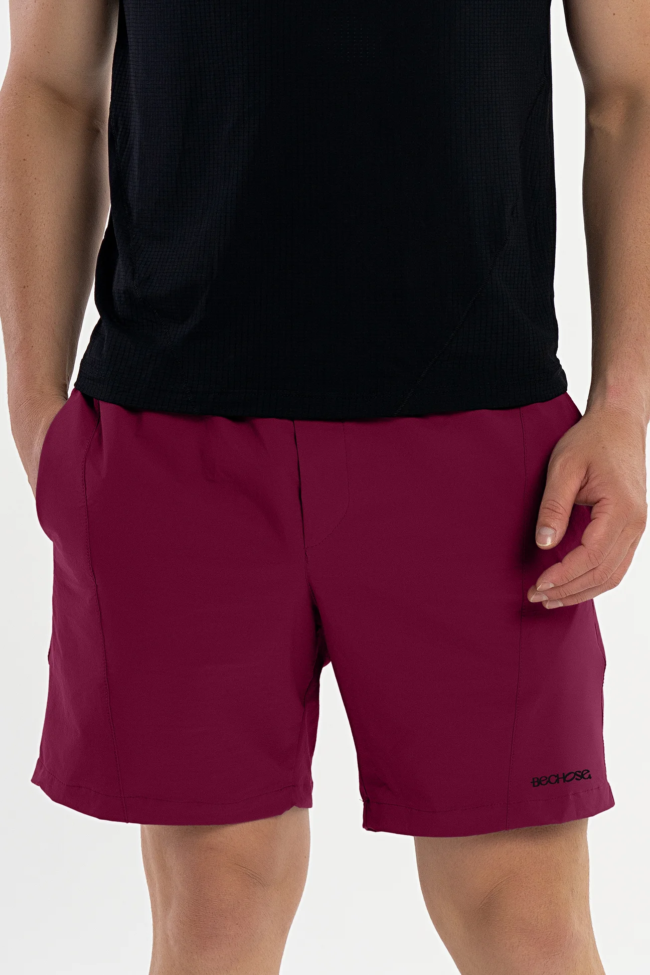 BECHOSE-Bermuda Bordo 1 ok Bermuda Cravo Bordô - Imagem 1