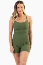 Macaquinho Violeta Verde Croco Canelado