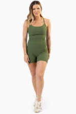 Macaquinho Violeta Verde Croco Canelado - Imagem 6