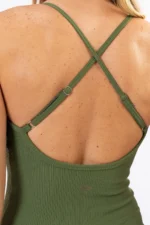 Macaquinho Violeta Verde Croco Canelado - Imagem 5