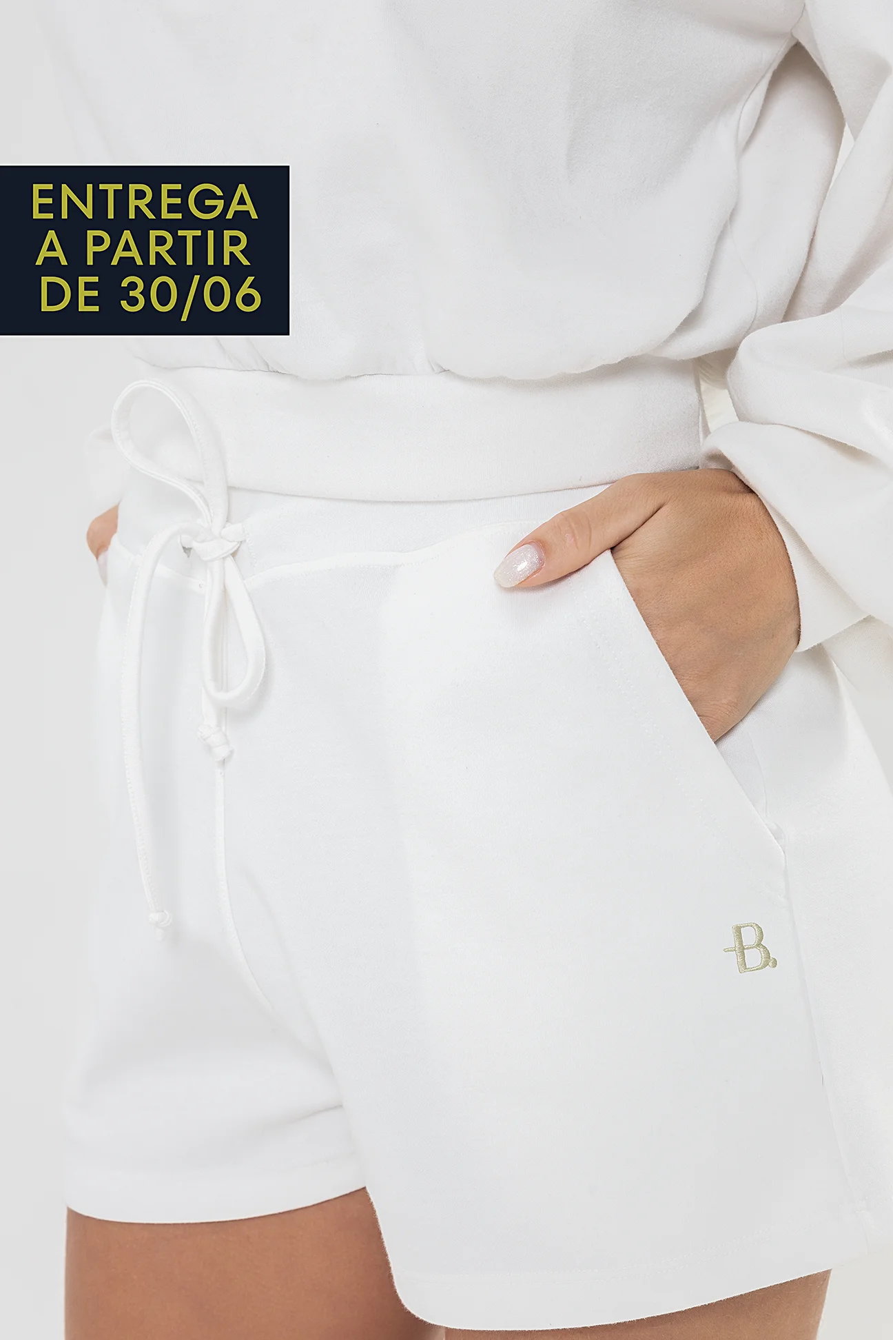 bechose11905 Shorts Tulipa Off - Pré Venda - Imagem 1
