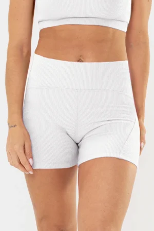 Shorts Lótus 2.0 Branco Canelado