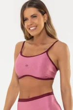 Top Girassol Rose Glow