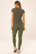 Blusa Dry Básica Feminina Verde Croco - Imagem 6