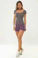 Blusa Hibisco Cinza - Imagem 8
