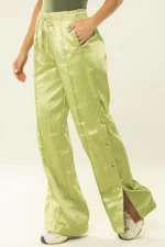 Calça Dália Pistache Acetinado